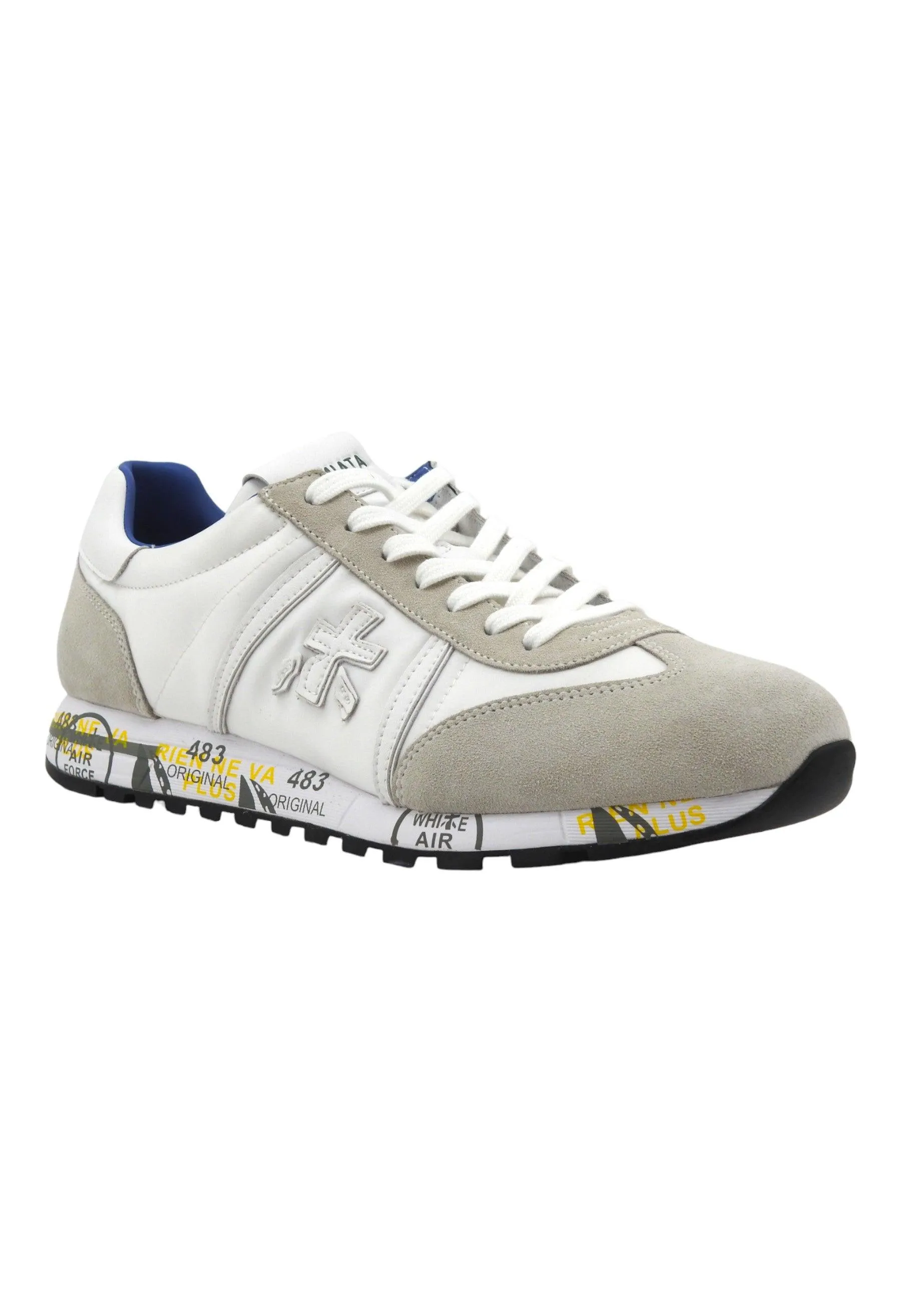 PREMIATA Sneaker Uomo White Grey LUCY-206E