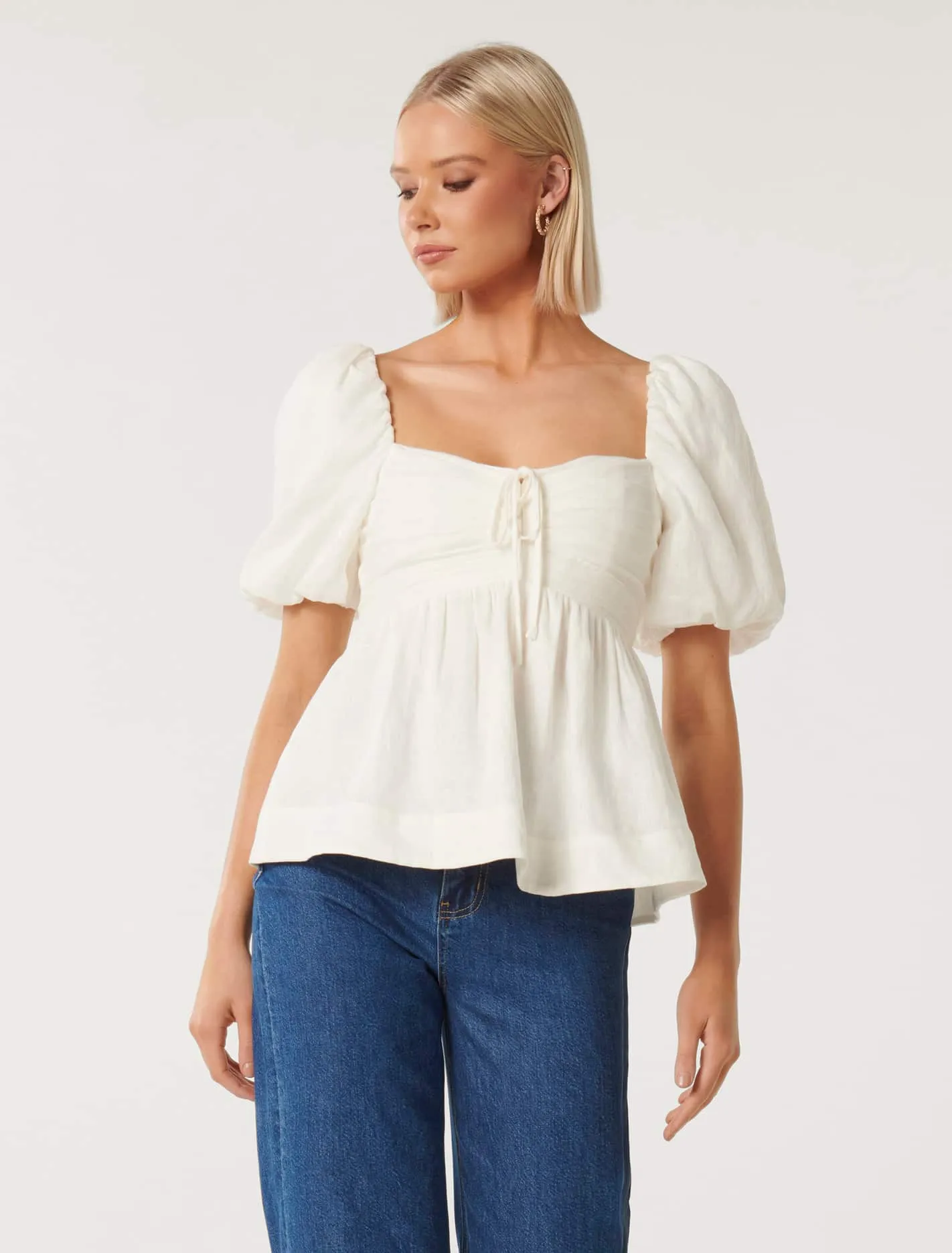 Rae Ruched Bodice Blouse