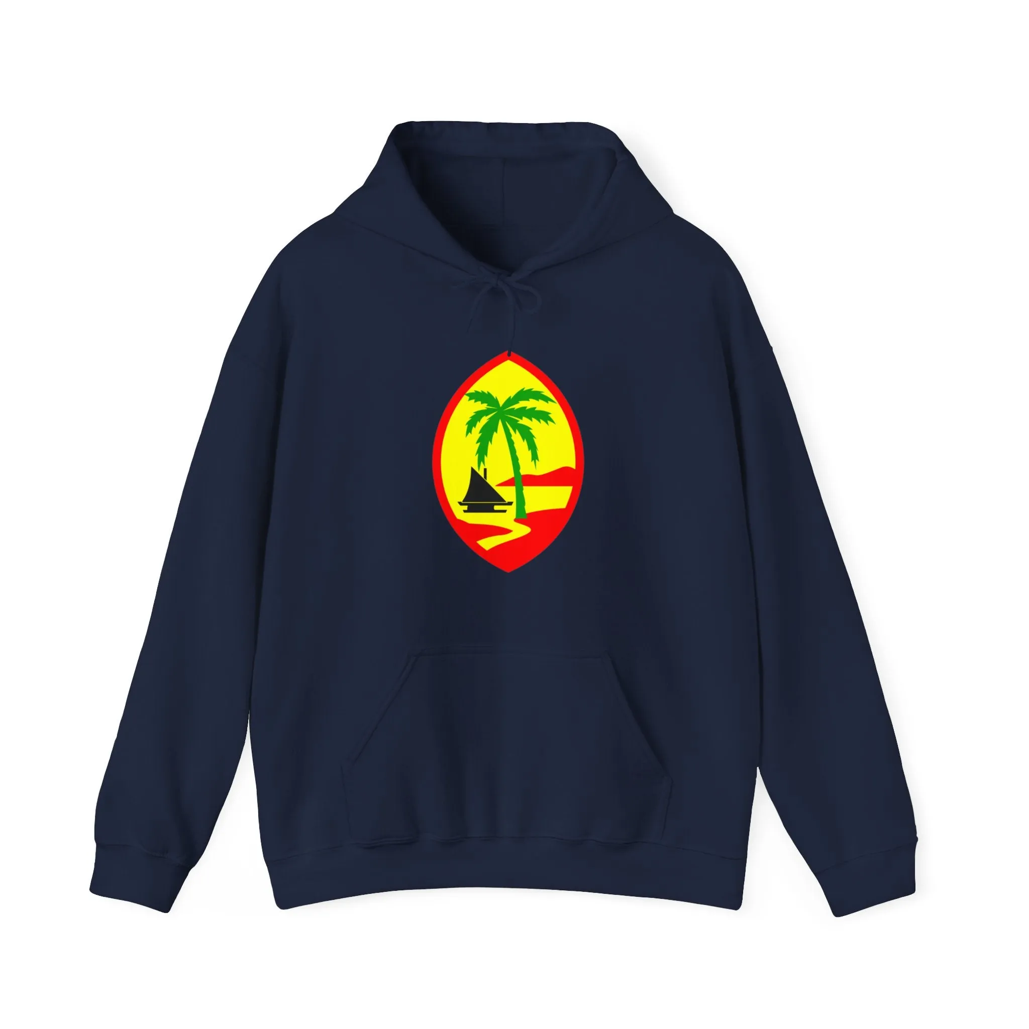 Rasta Guam Unisex Heavy Blend Hooded Sweatshirt