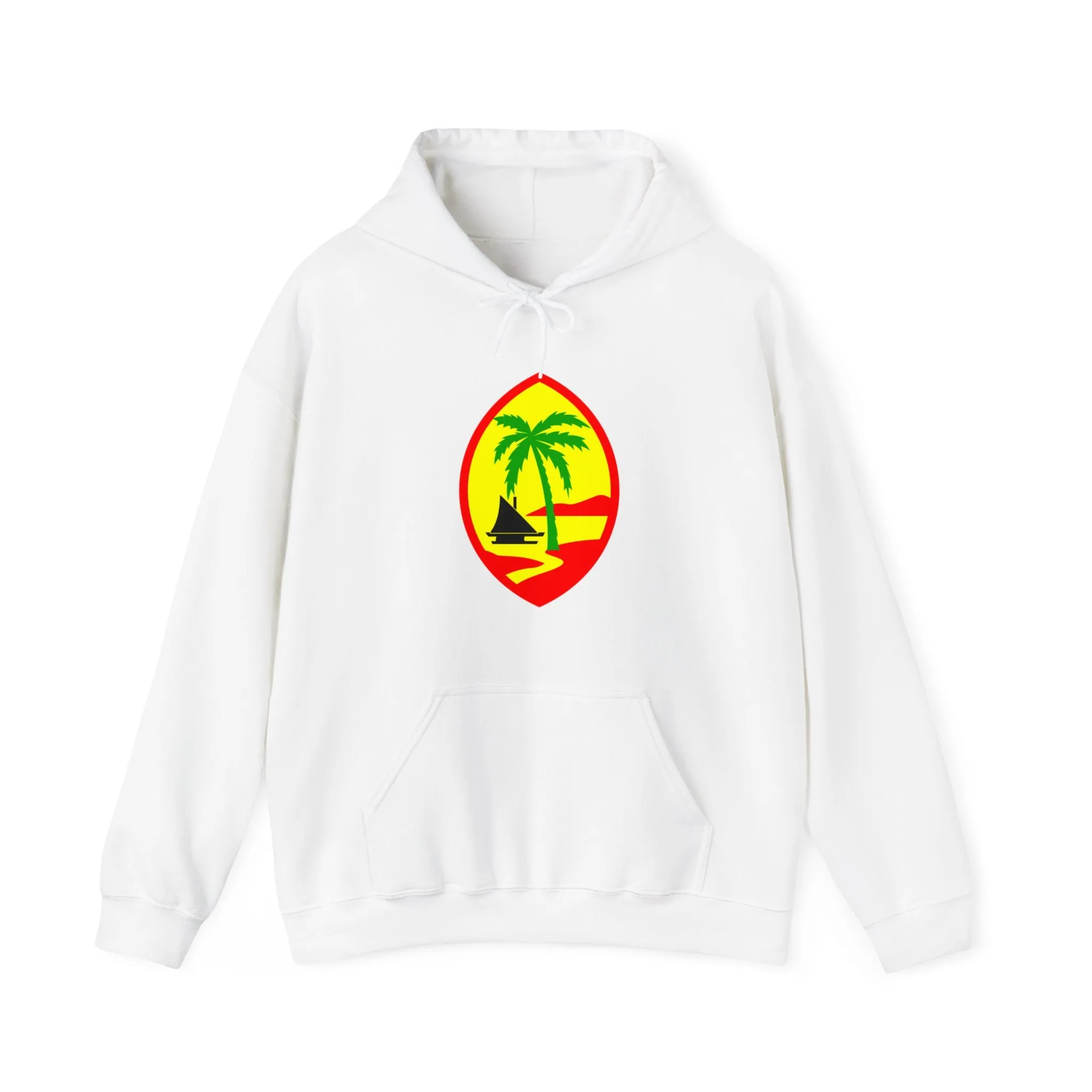 Rasta Guam Unisex Heavy Blend Hooded Sweatshirt