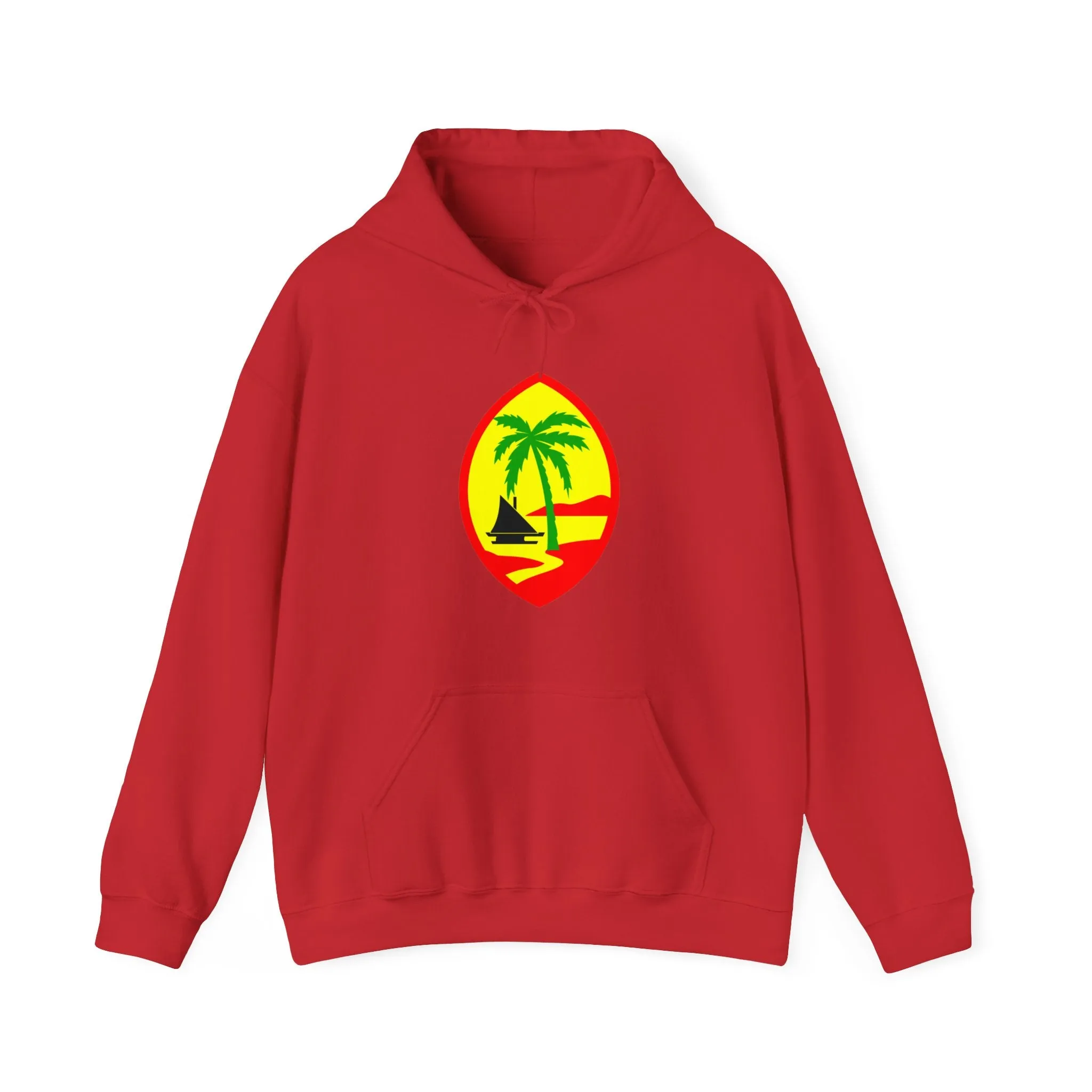 Rasta Guam Unisex Heavy Blend Hooded Sweatshirt