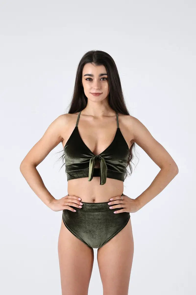 REV ACTIV Gap Top - Olive Velvet