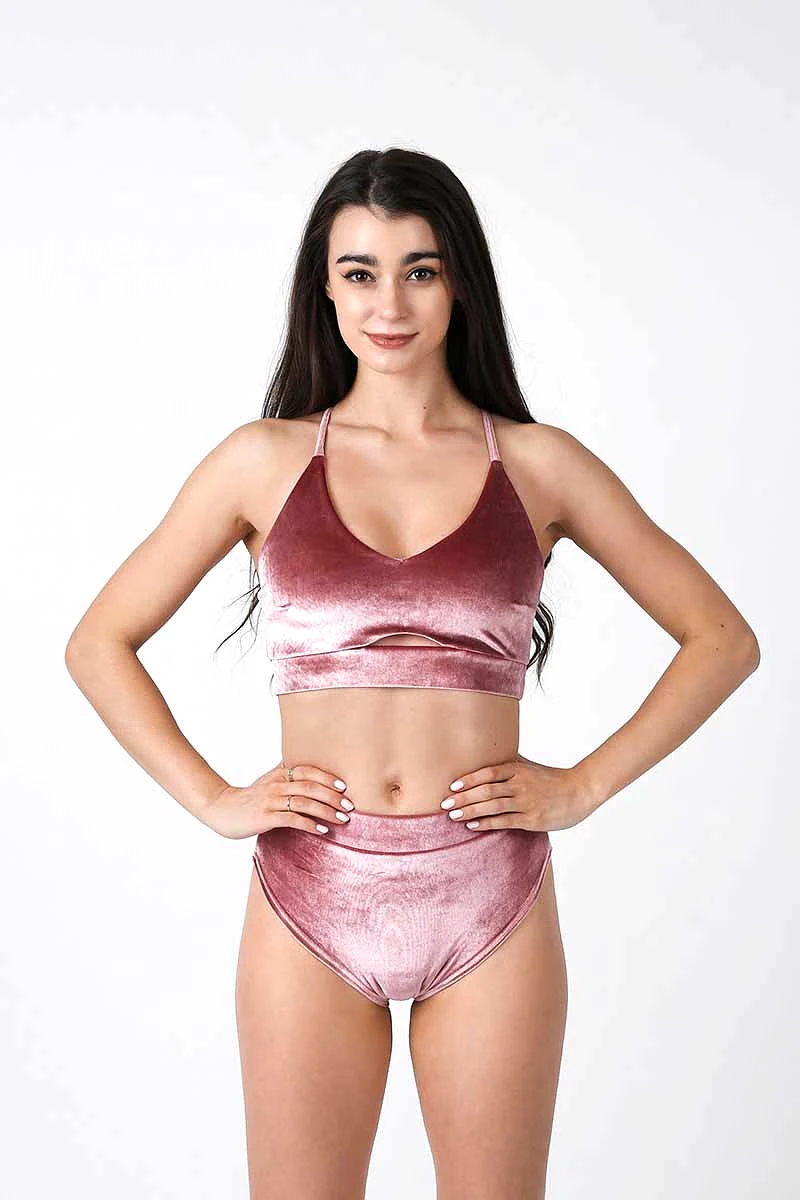 REV ACTIV Gap Top - Pink Velvet