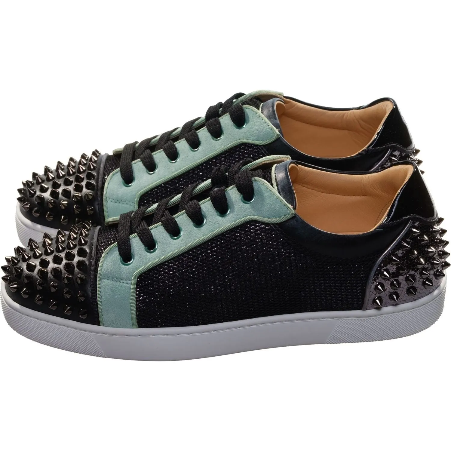 Seavaste Orlato Flat Low Top Contrast Colour Studded Sneakers