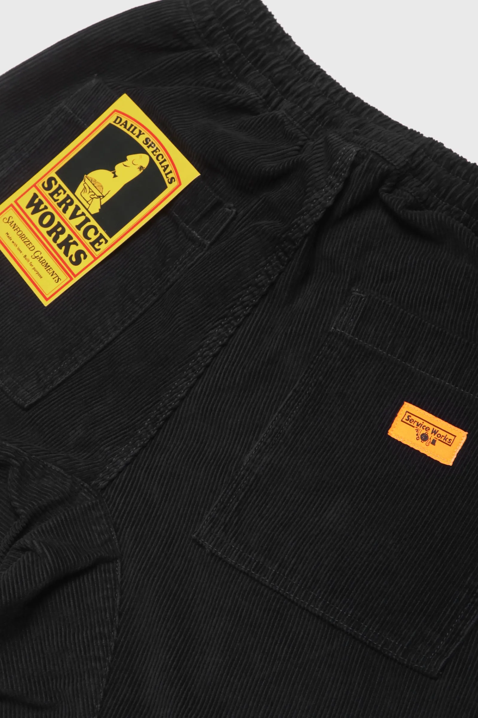 Service Works - Corduroy Chef Pants - Black