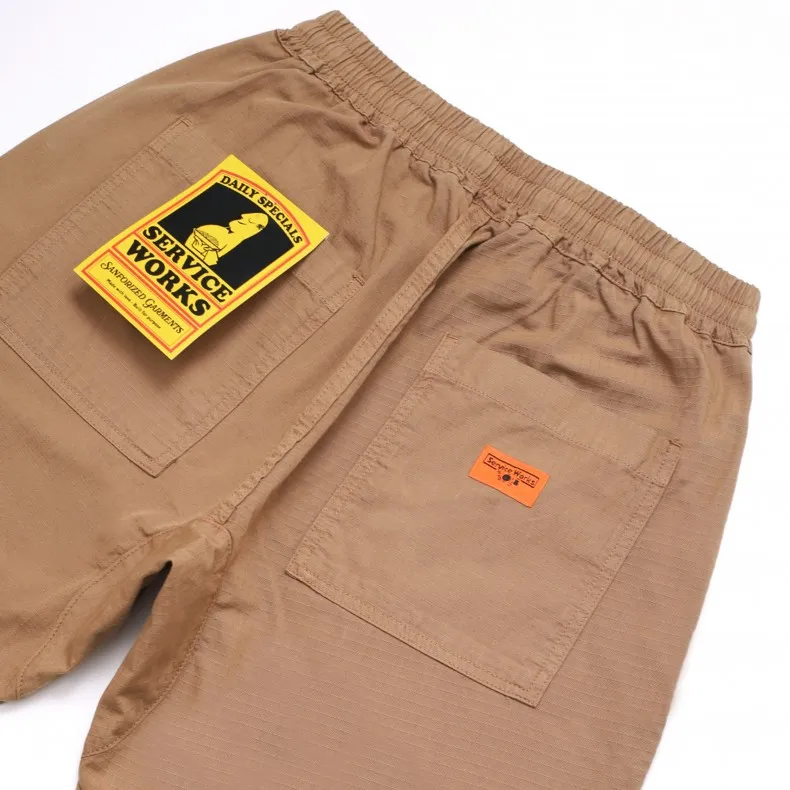 Service Works Ripstop Chef Shorts (Mink)