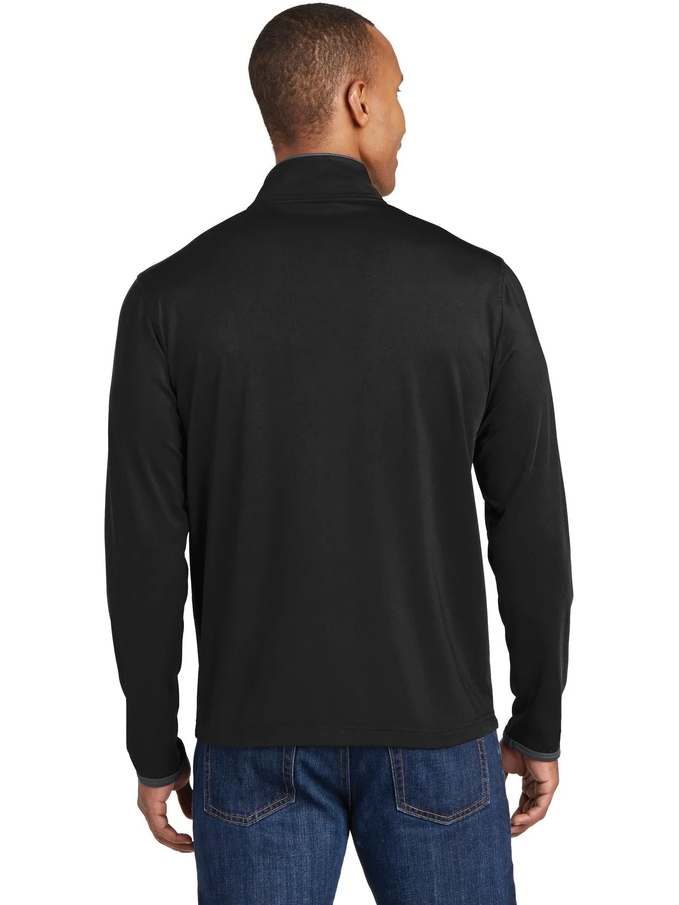 Sport-TekSport-WickStretch Contrast Full-Zip Jacket