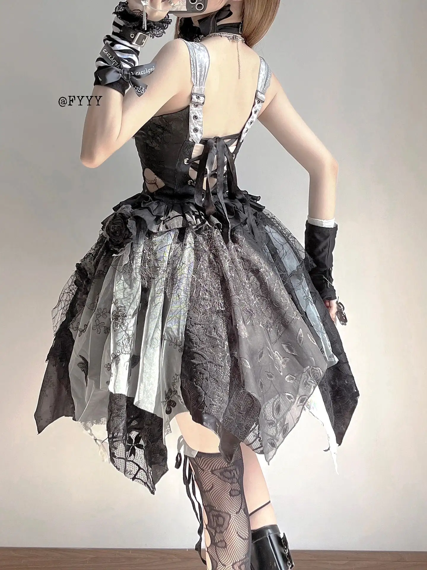 Sweet Corpse Bride Perfect Inspired Lolita Dress ON817