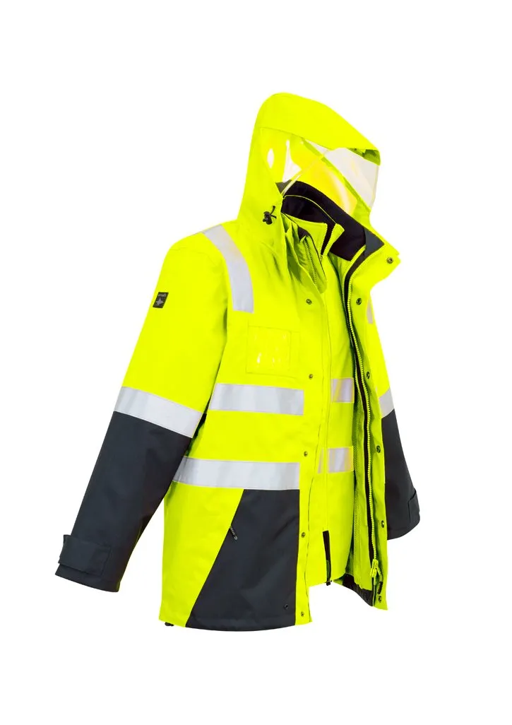 Syzmik Hi Vis Waterproof Jacket 4 in 1