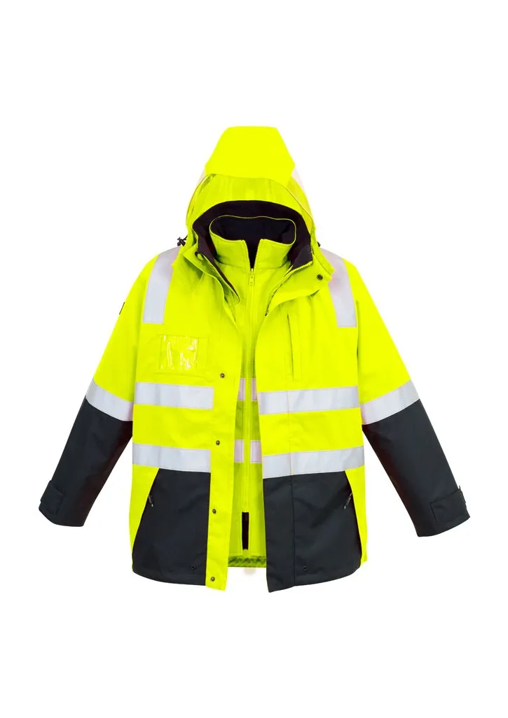 Syzmik Hi Vis Waterproof Jacket 4 in 1