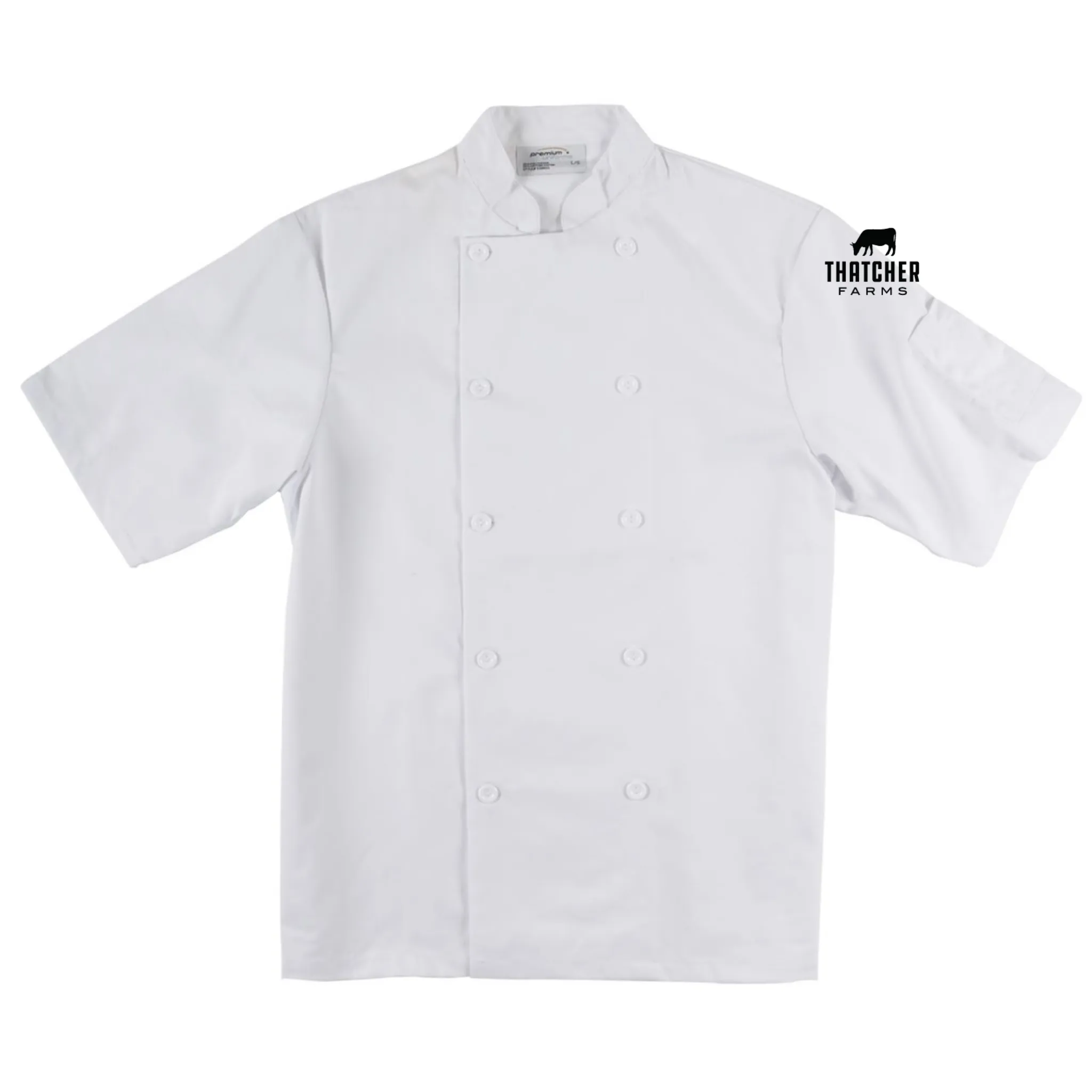 Thatcher Farms Premium Short Sleeve Chef Jacket