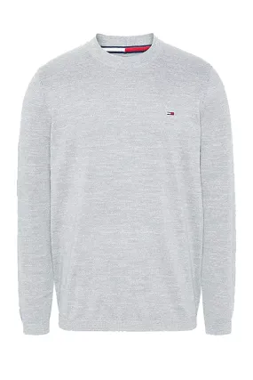 Tommy Hilfiger Organic Knit Jumper Grey