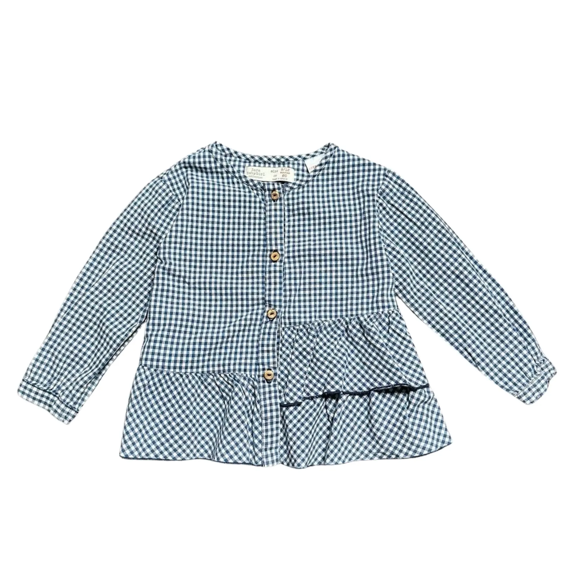 Zara Gingham Blouse